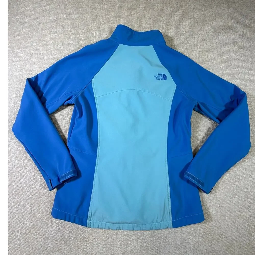 The North Face Women's Blue Medium Flight Series Long Sleeve Fleece Jacket Top
